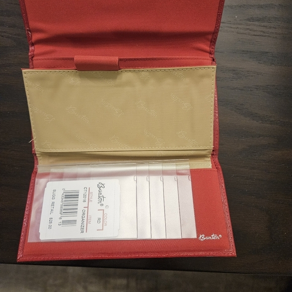 🔆3 FOR $10! Buxton Vintage Women's Red Wallet - Picture 4 of 7